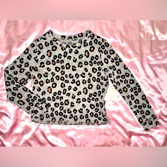 Vigoss Girls Two-Piece Jogger Set Leopard-NWT - Picture 4 of 6